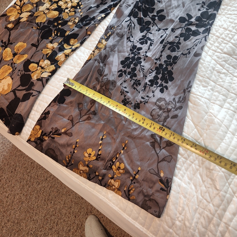 Hale Bob Gray and Gold Floral Jumpsuit - Picture 2 of 10